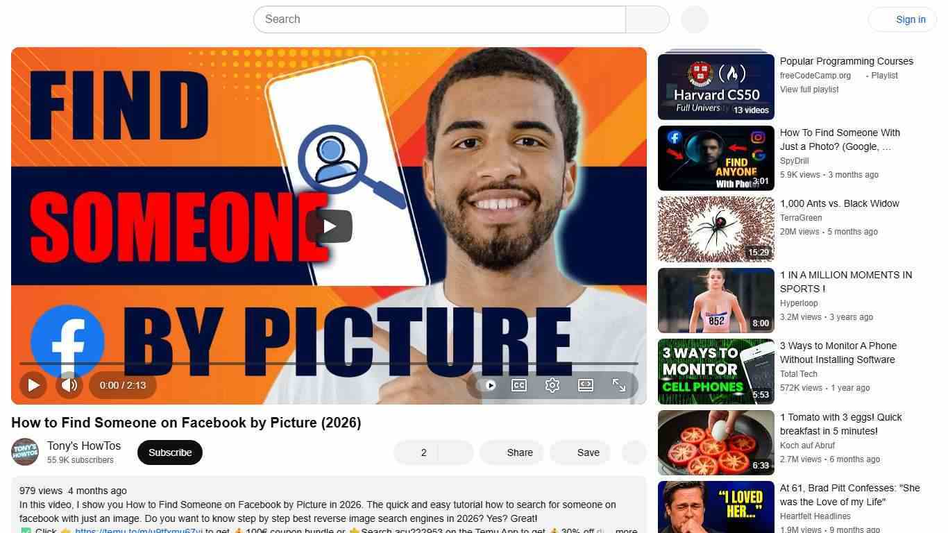 How to Find Someone on Facebook by Picture (2026) - YouTube