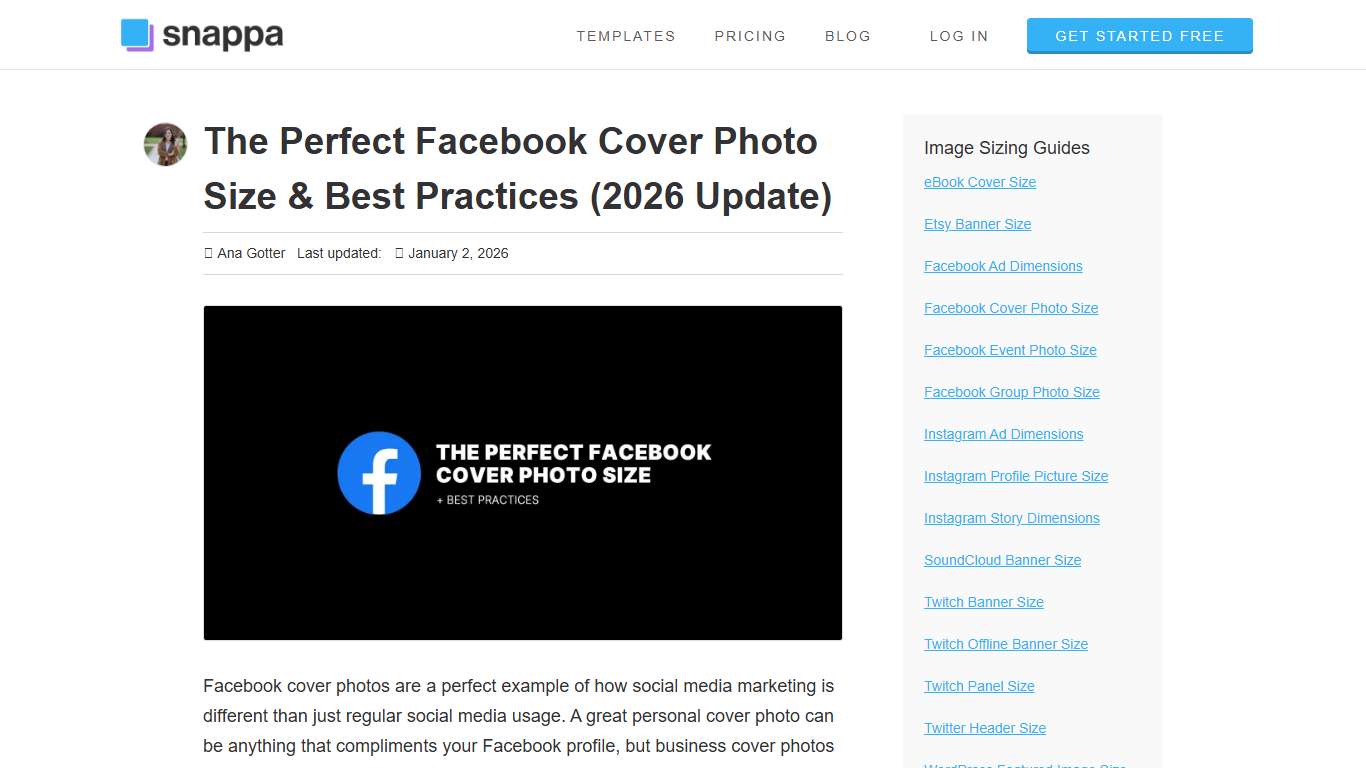 The Perfect Facebook Cover Photo Size & Best Practices (2026 Update)